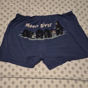 Lazy One Blue Moon River Pajama Shorts
